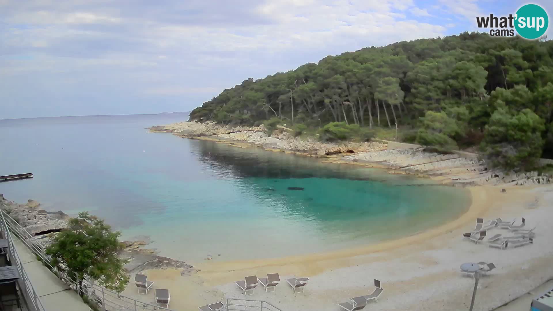 Spletna Kamera Mali Lošinj – plaža Sunčana uvala – Veli Žal