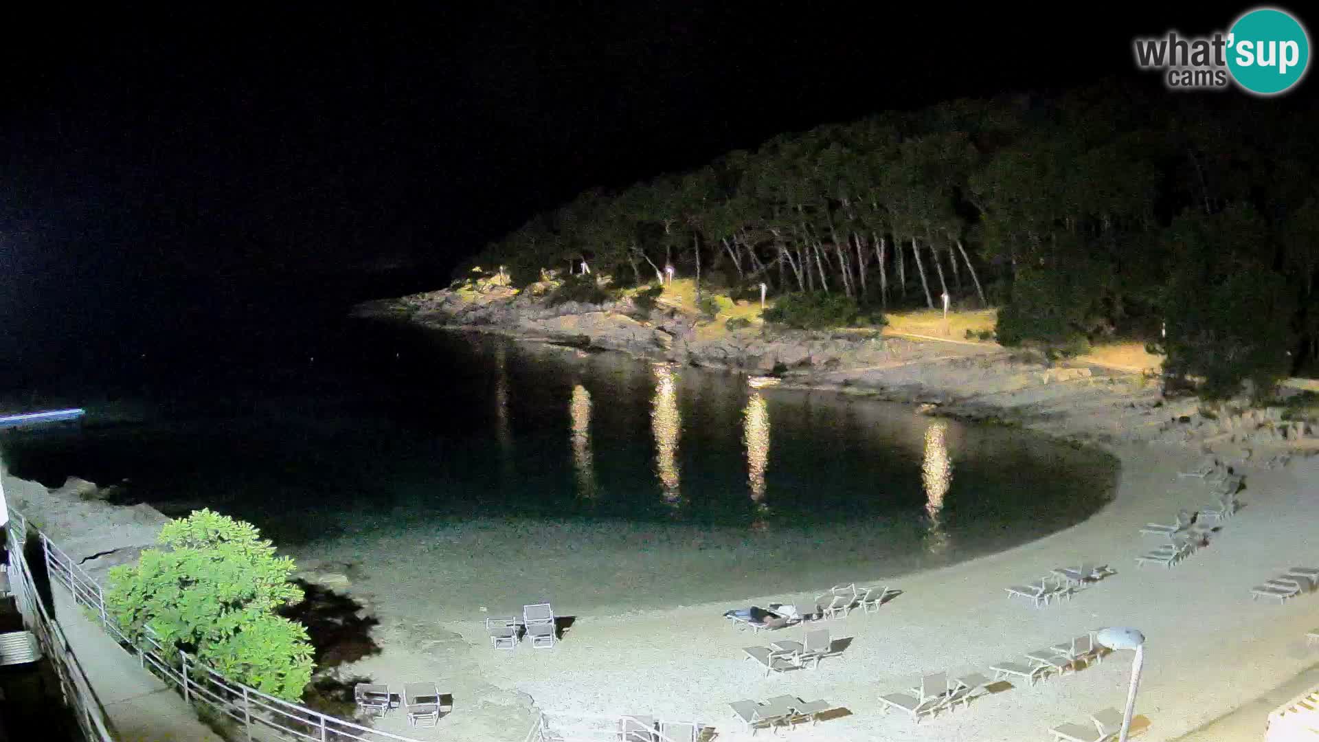 Webcam Mali Lošinj – playa Sunčana uvala – Veli Žal