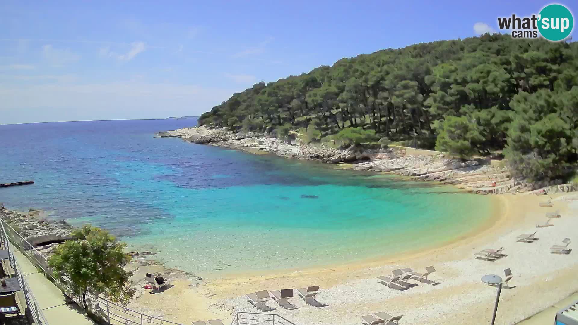 Spletna Kamera Mali Lošinj – plaža Sunčana uvala – Veli Žal
