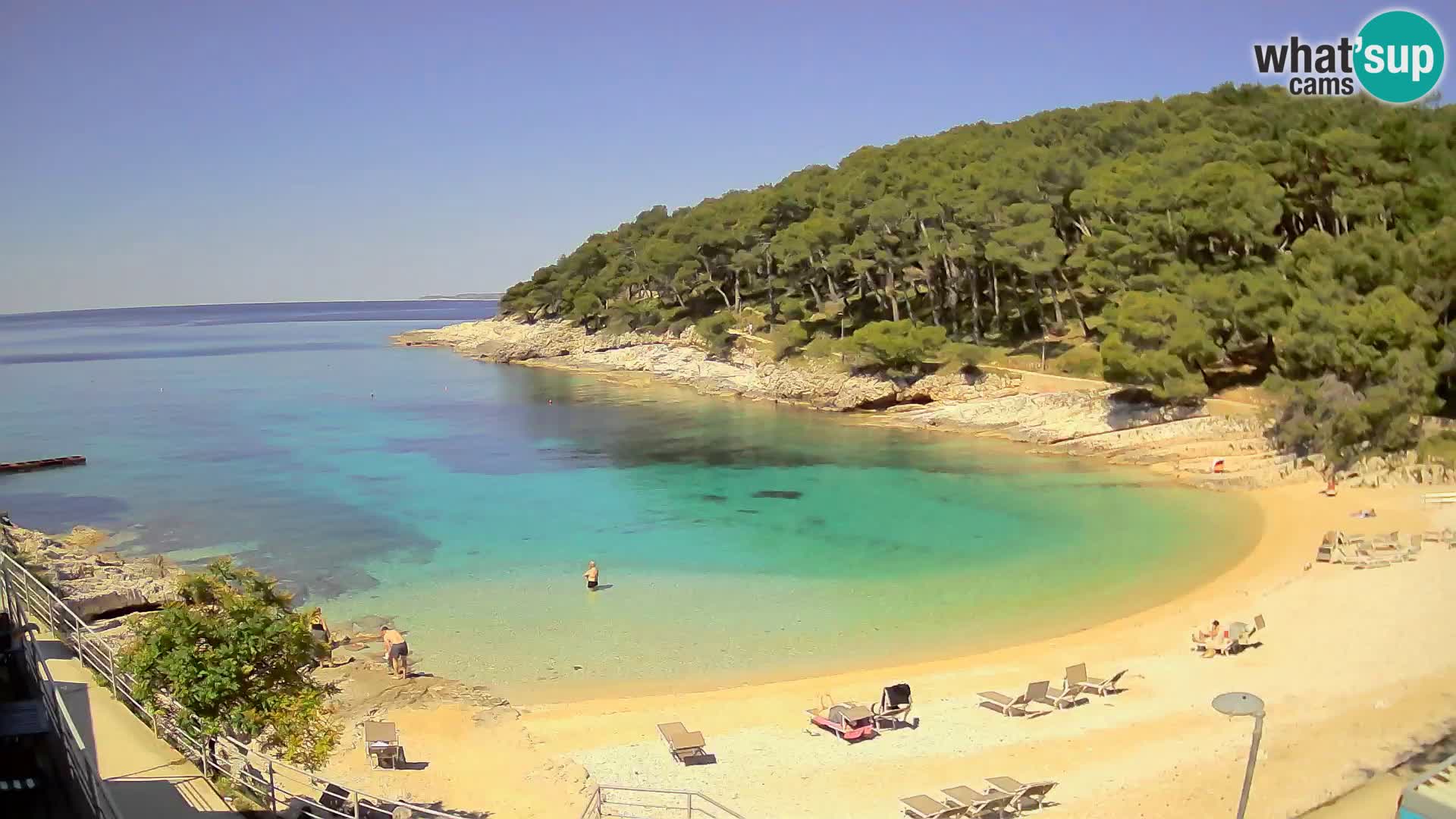 Webcam Mali Lošinj – Sunčana uvala beach – Veli Žal