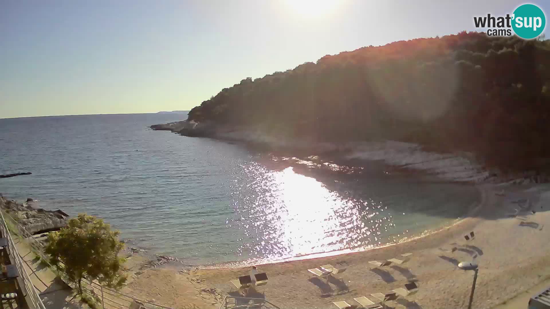Webcam Mali Lošinj – Sunčana uvala beach – Veli Žal