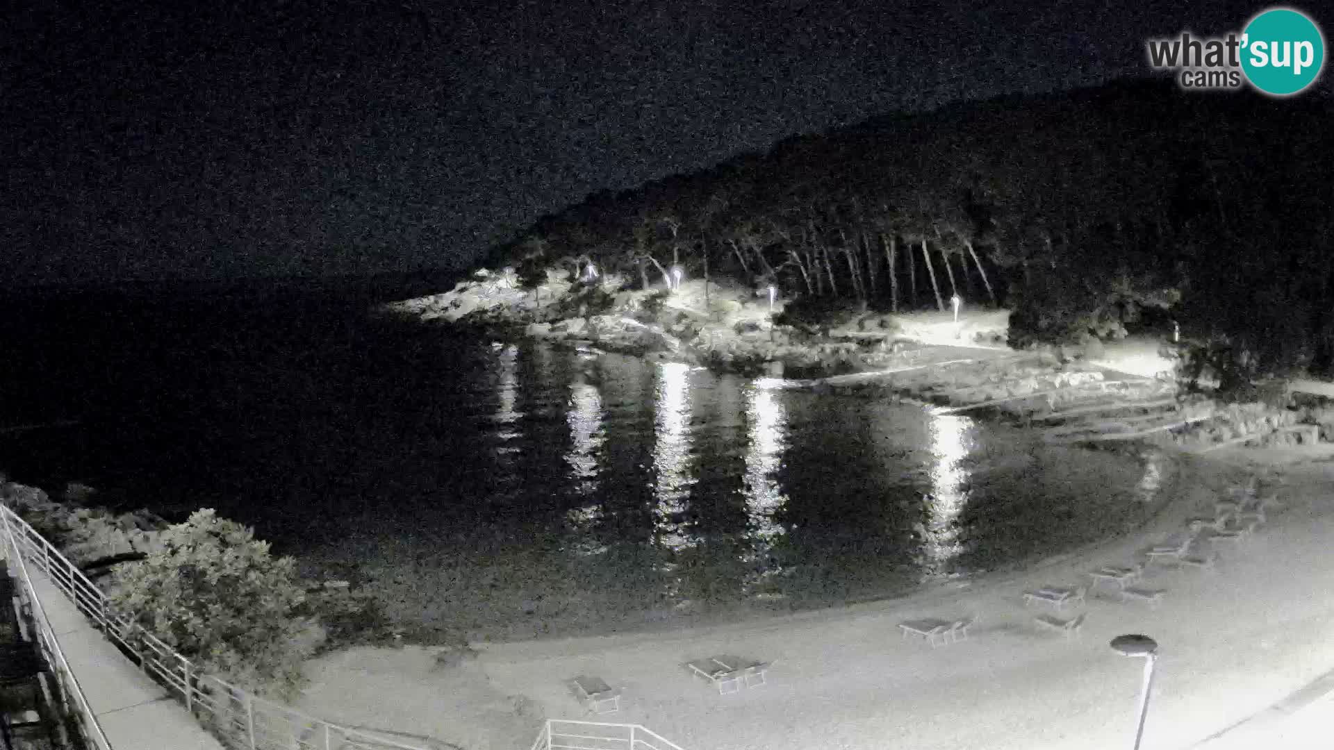 Webcam Mali Lošinj – playa Sunčana uvala – Veli Žal