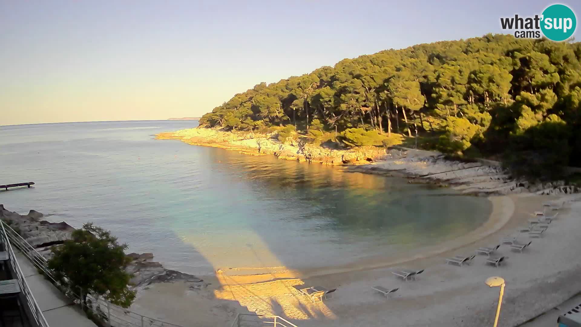 Webcam Mali Lošinj – Sunčana uvala beach – Veli Žal