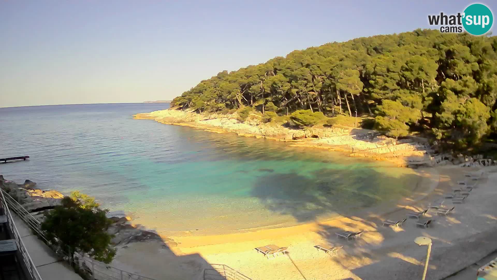 Webcam Mali Lošinj – spiaggia Sunčana uvala – Veli Žal