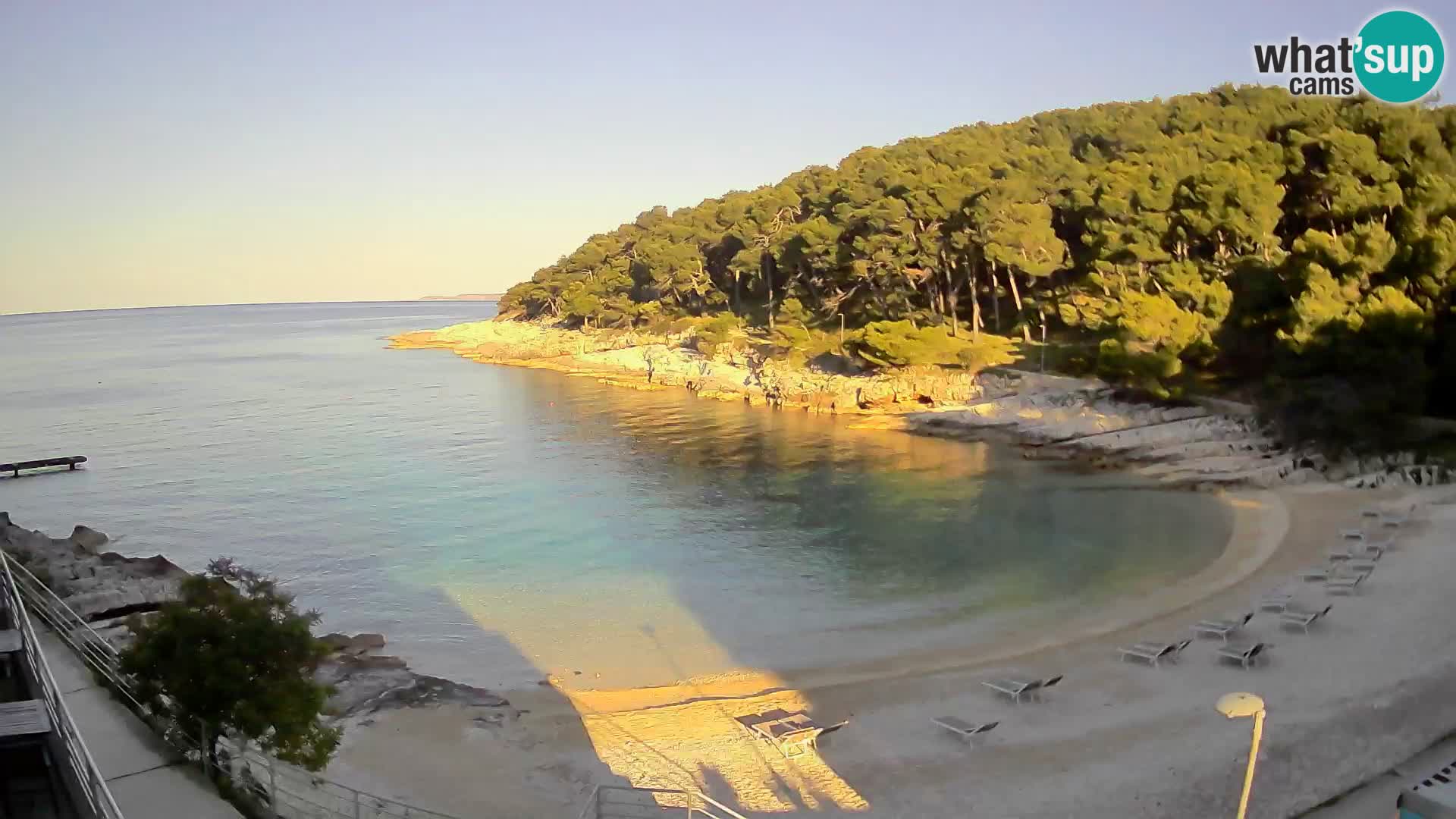 Webcam Mali Lošinj – Sunčana uvala beach – Veli Žal