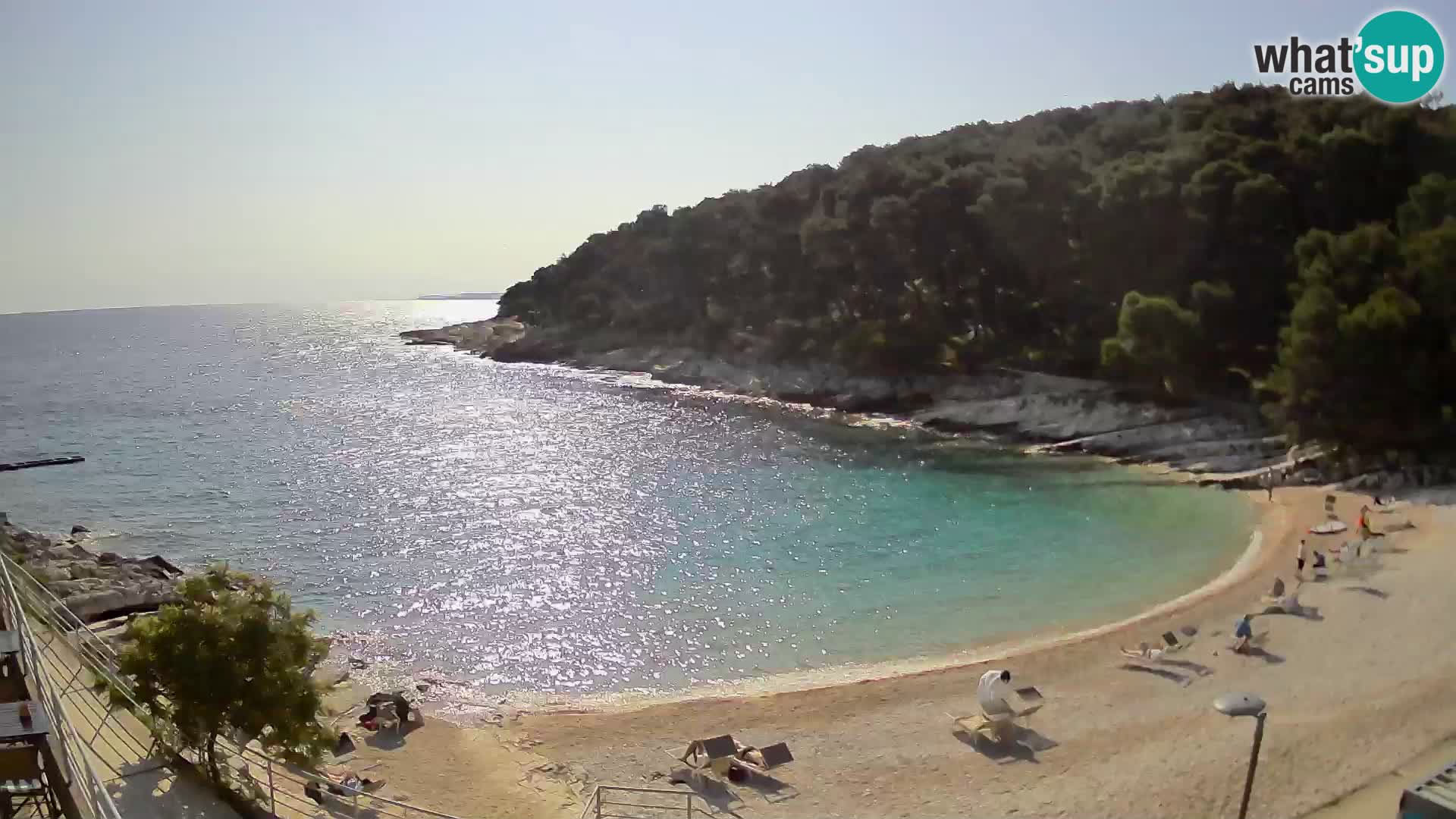 Webcam Mali Lošinj – plage Sunčana uvala – Veli Žal