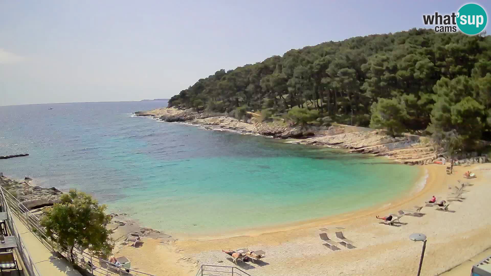 Web kam Mali Lošinj – plaža Sunčana uvala – Veli Žal
