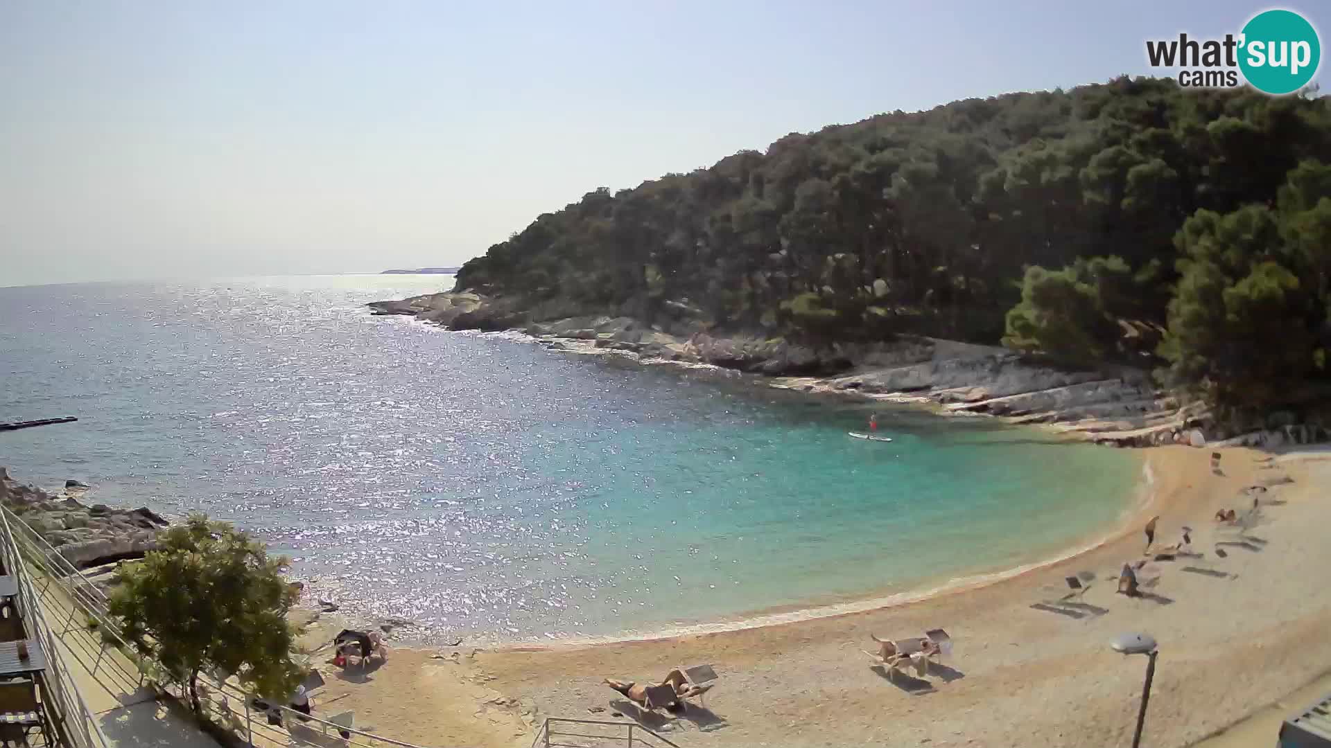 Webcam Mali Lošinj – Sunčana uvala beach – Veli Žal