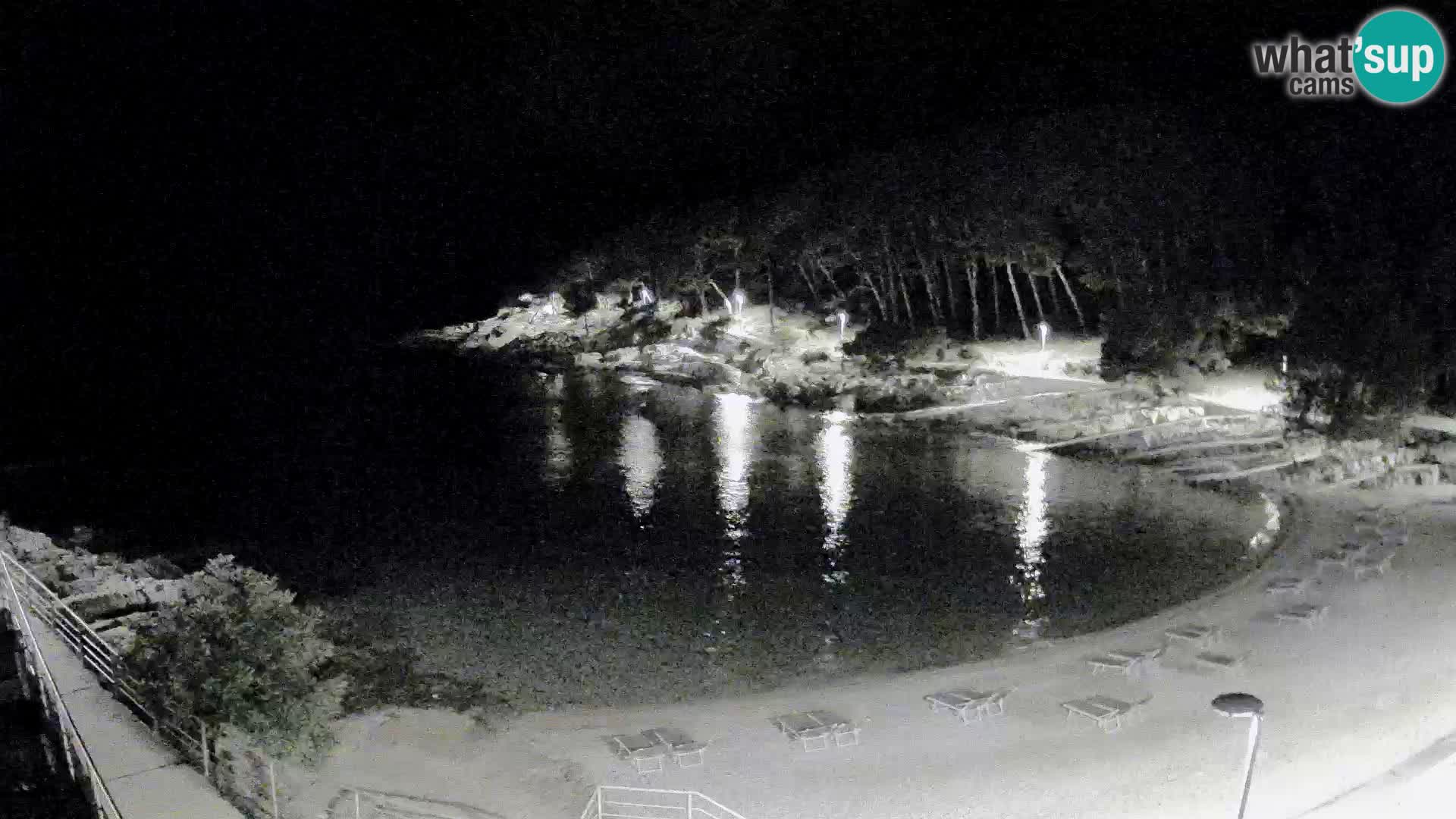 Webcam Mali Lošinj – Sunčana uvala beach – Veli Žal