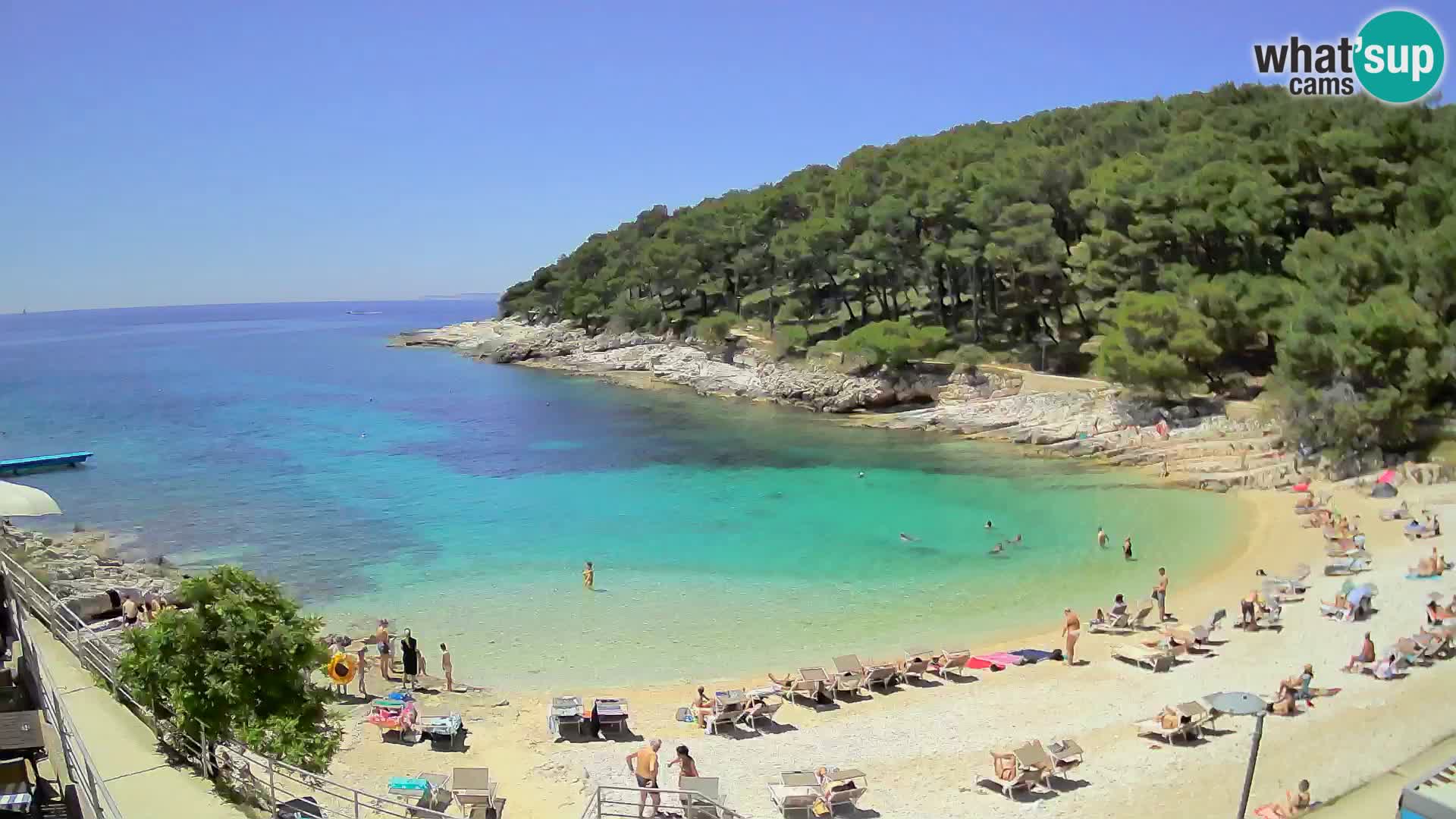 Webcam Mali Lošinj – Sunčana uvala beach – Veli Žal