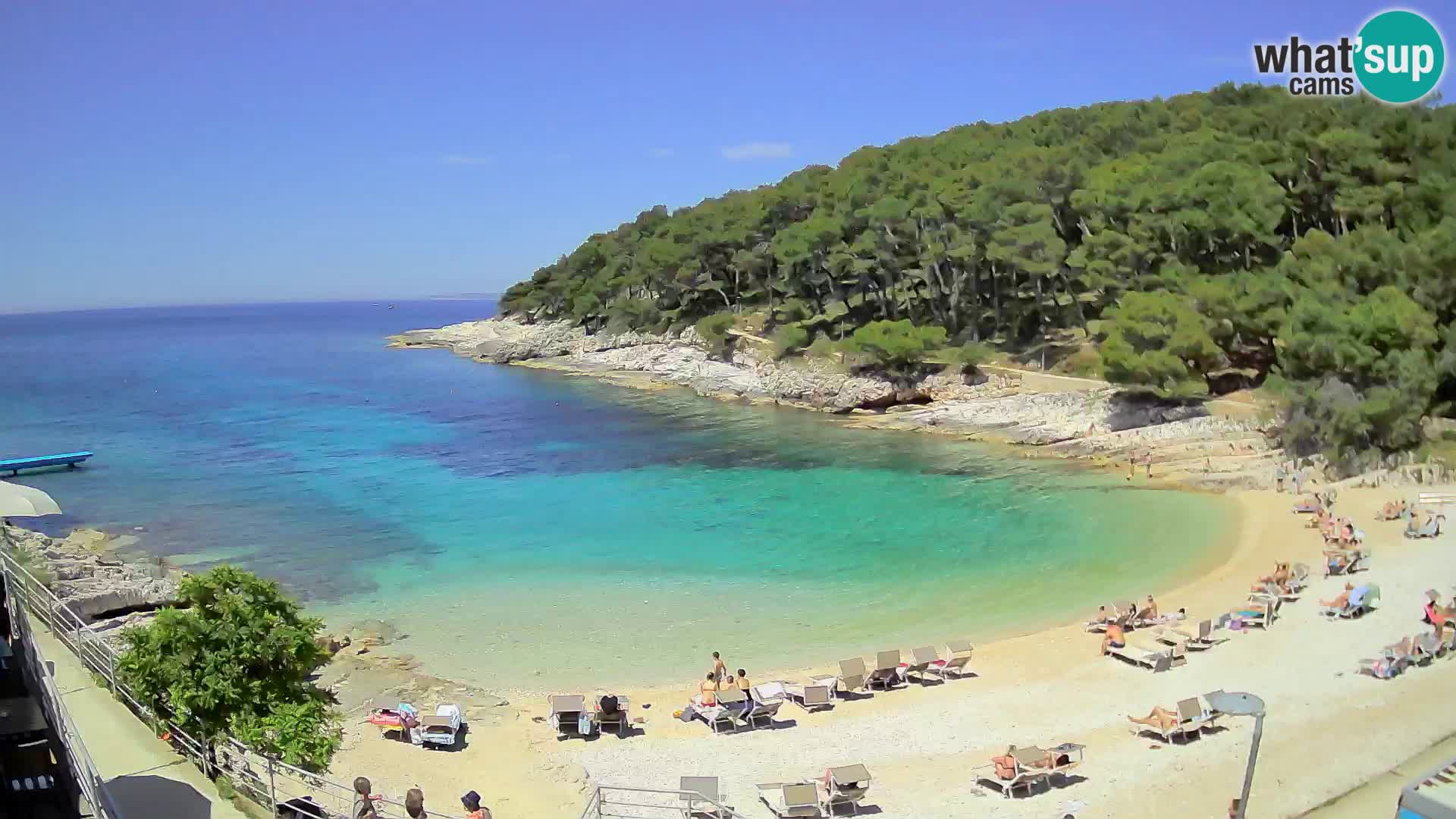 Webcam Mali Lošinj – Sunčana uvala beach – Veli Žal