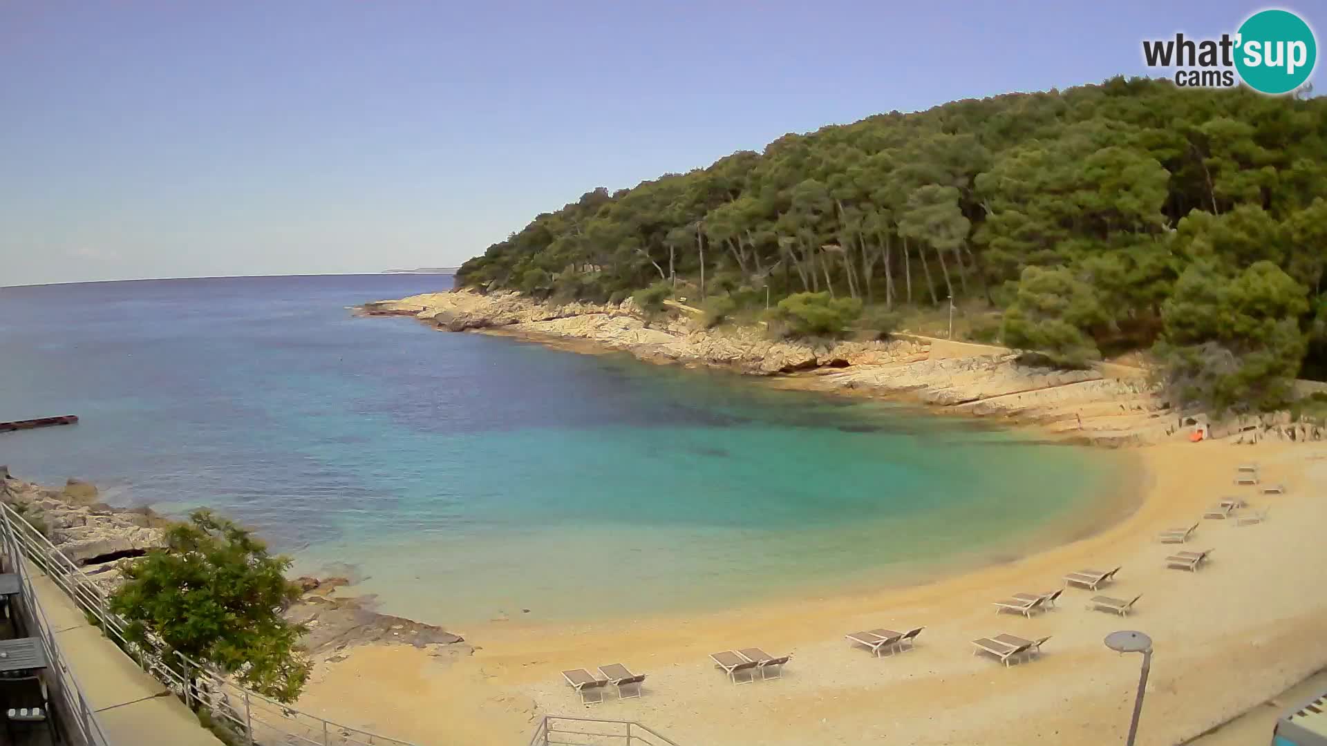 Webcam Mali Lošinj – Sunčana uvala beach – Veli Žal