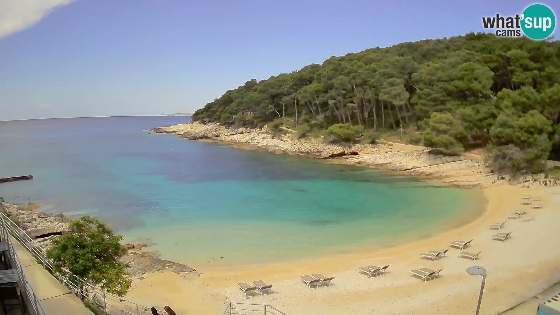 Webcam Mali Lošinj – spiaggia Sunčana uvala – Veli Žal