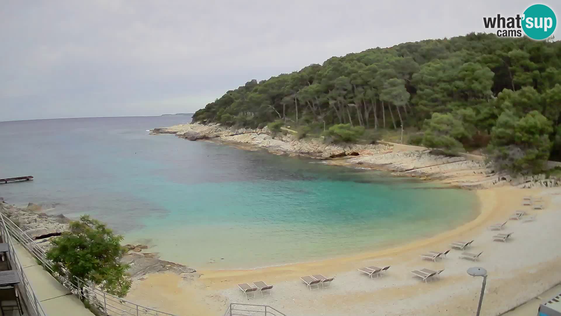 Webcam Mali Lošinj – spiaggia Sunčana uvala – Veli Žal