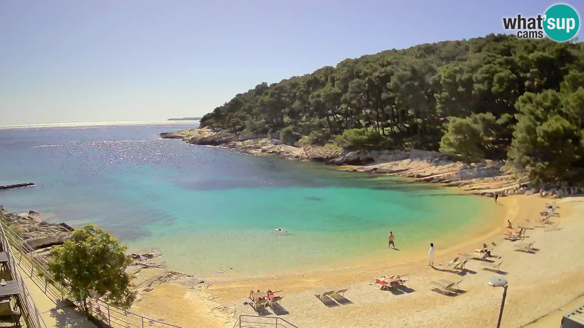 Webcam Mali Lošinj – spiaggia Sunčana uvala – Veli Žal