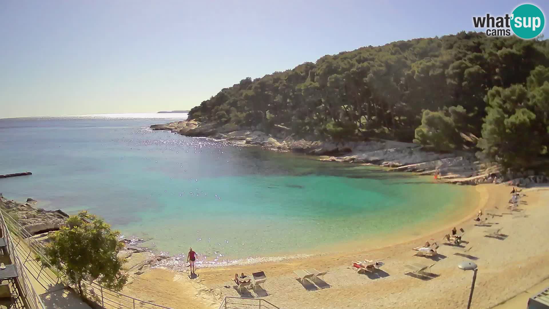 Webcam Mali Lošinj – Sunčana uvala beach – Veli Žal