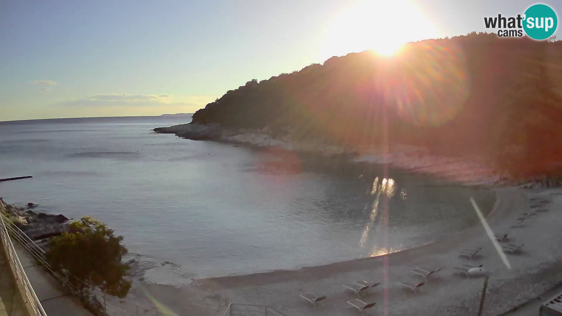 Web kam Mali Lošinj – plaža Sunčana uvala – Veli Žal