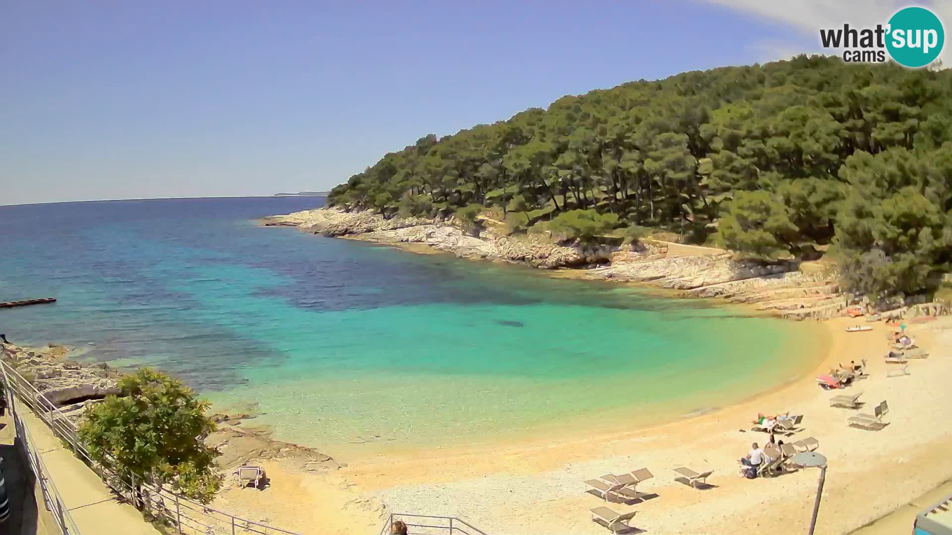 Webcam Mali Lošinj – plage Sunčana uvala – Veli Žal