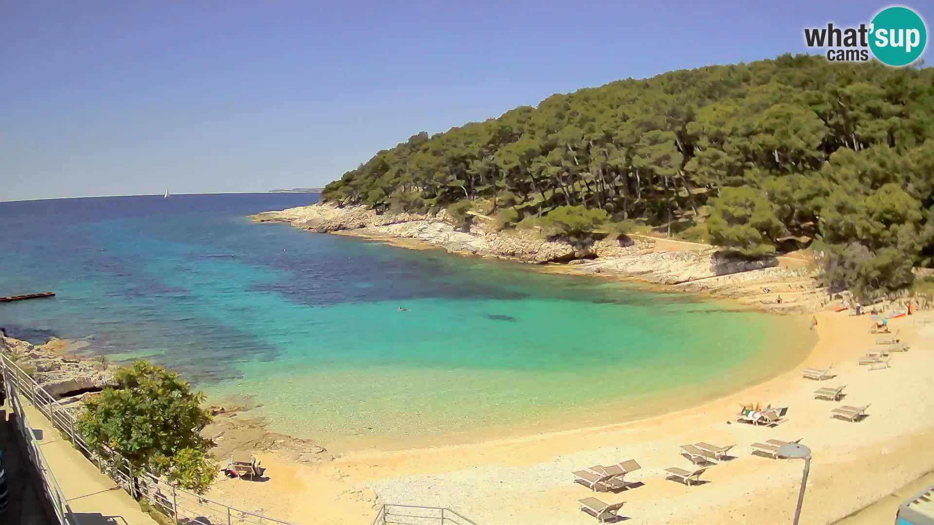 Webcam Mali Lošinj – Sunčana uvala Strand – Veli Žal