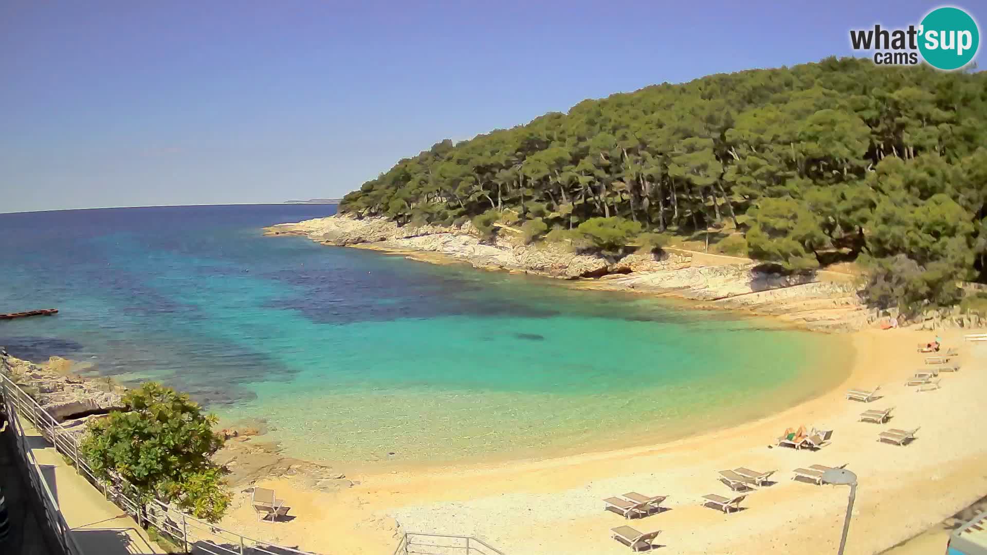 Webcam Mali Lošinj – spiaggia Sunčana uvala – Veli Žal