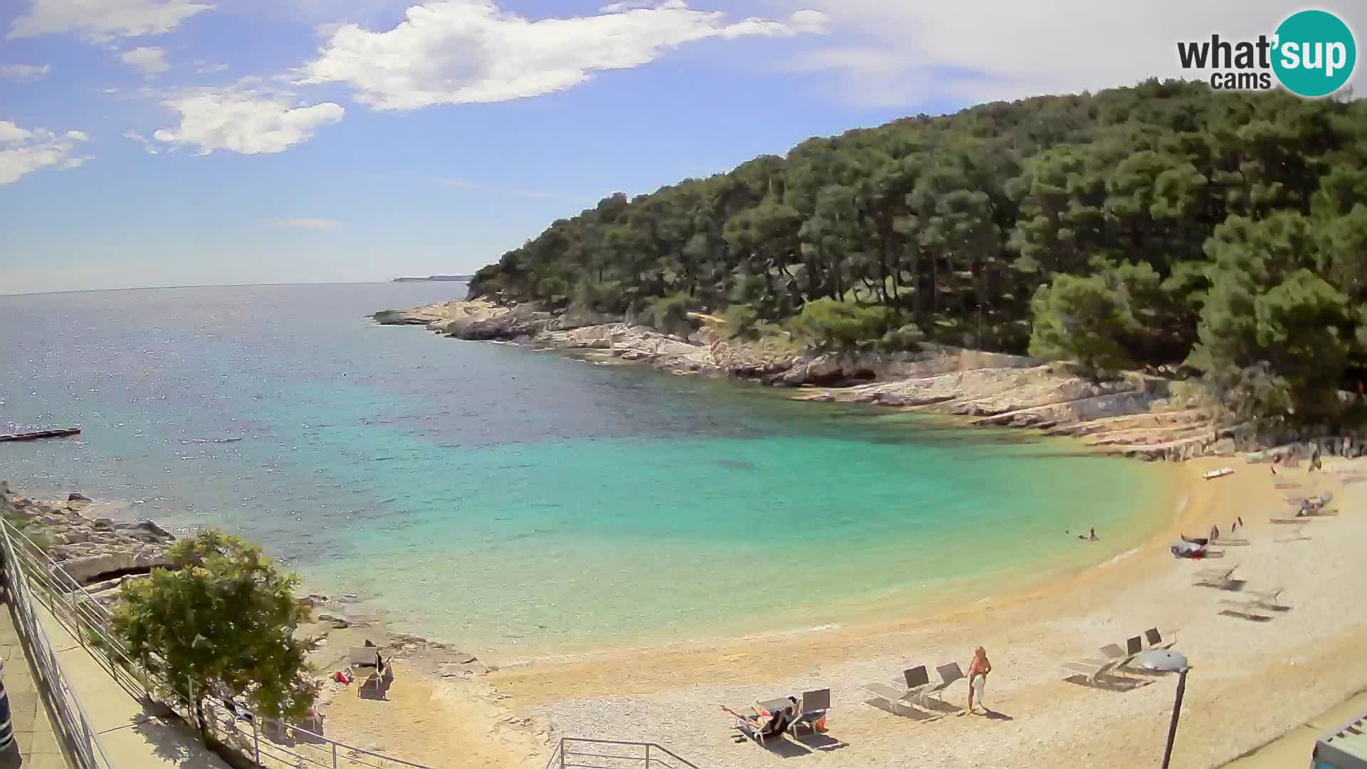 Webcam Mali Lošinj – Sunčana uvala beach – Veli Žal