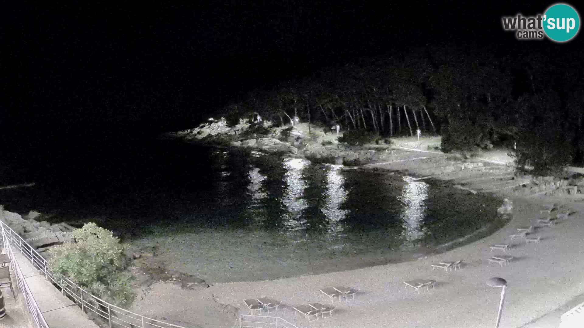 Webcam Mali Lošinj – plage Sunčana uvala – Veli Žal