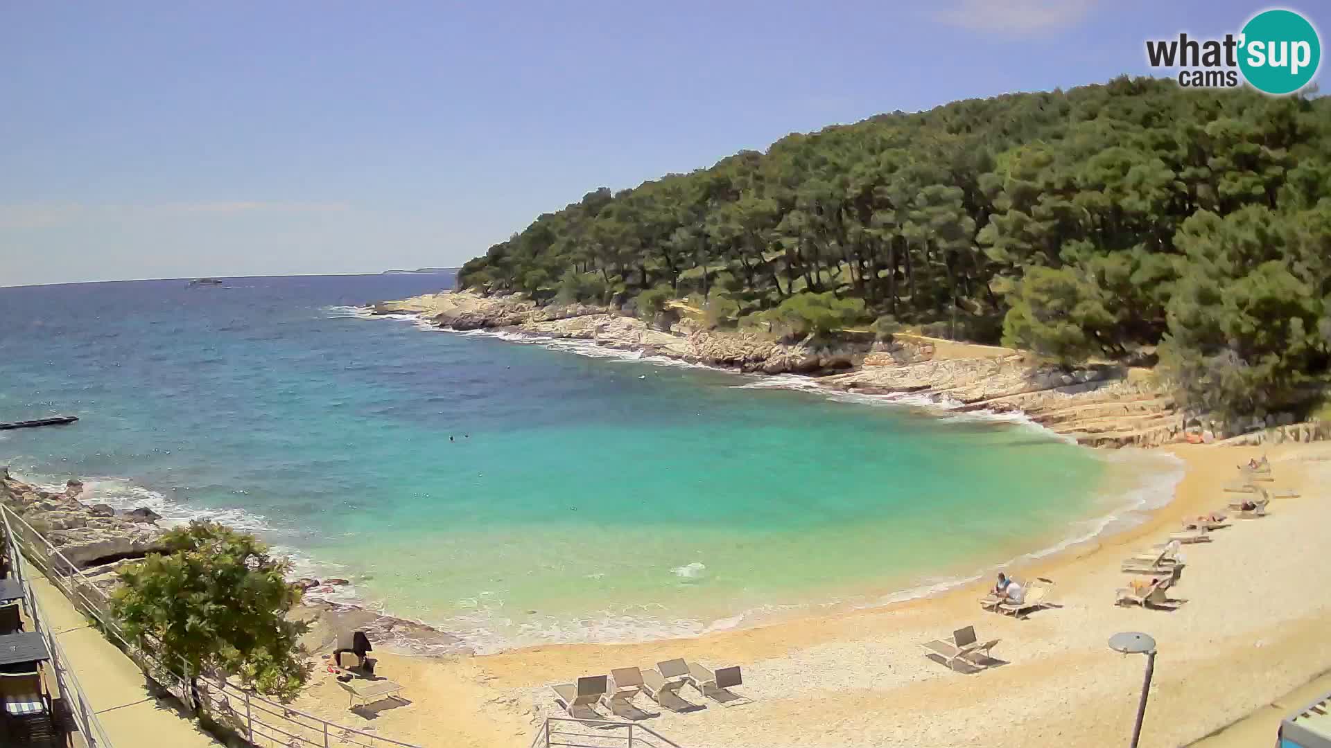 Spletna Kamera Mali Lošinj – plaža Sunčana uvala – Veli Žal