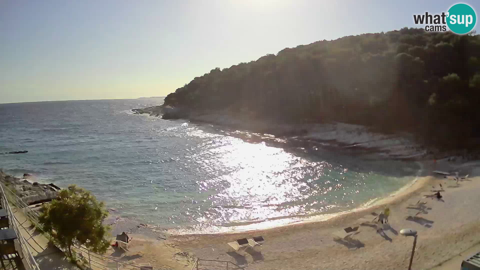 Web kam Mali Lošinj – plaža Sunčana uvala – Veli Žal