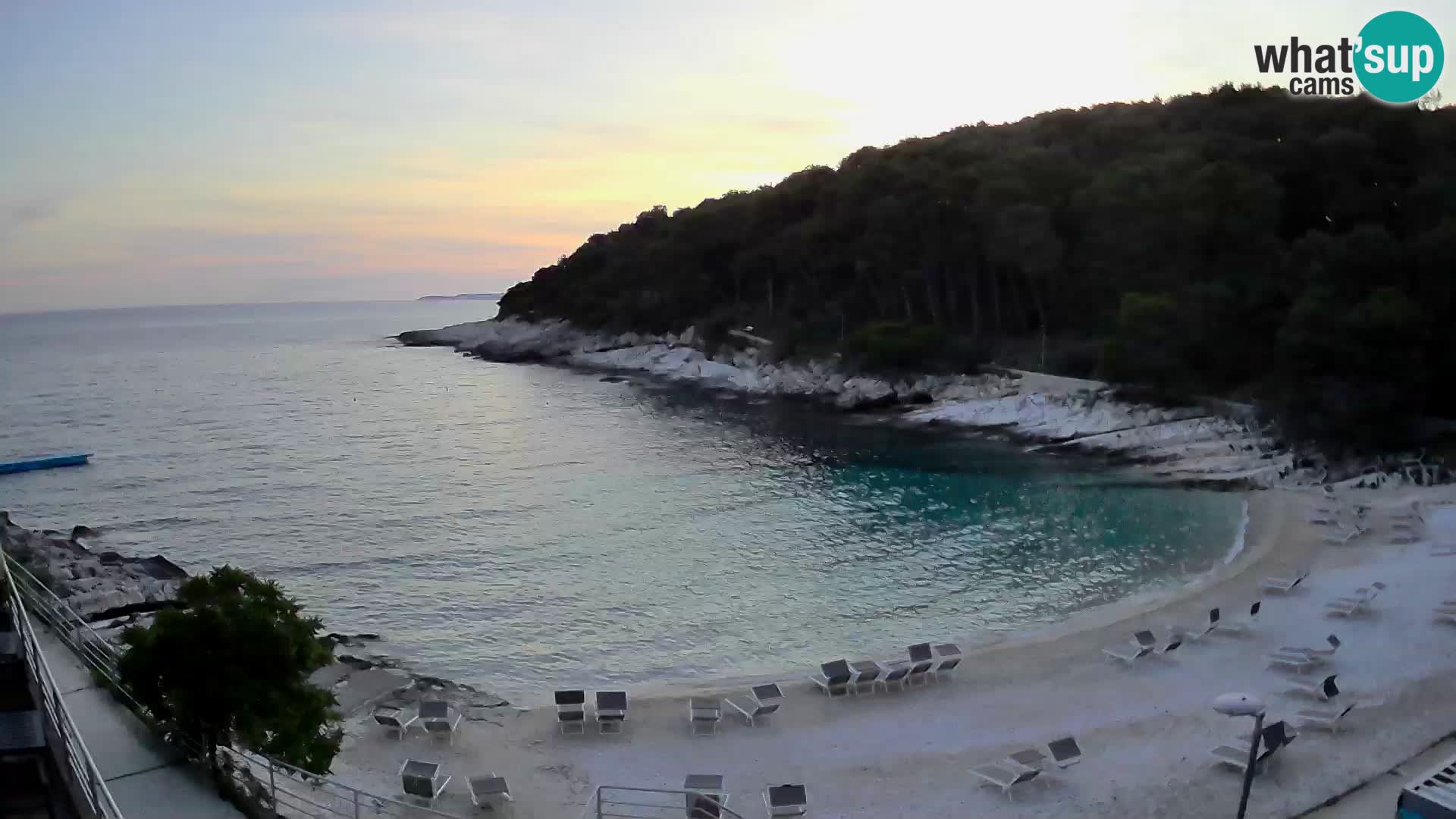 Webcam Mali Lošinj – plage Sunčana uvala – Veli Žal