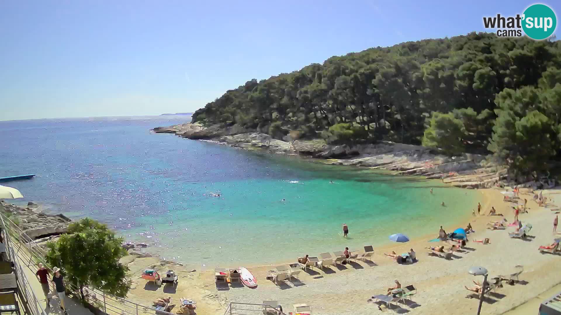 Spletna Kamera Mali Lošinj – plaža Sunčana uvala – Veli Žal