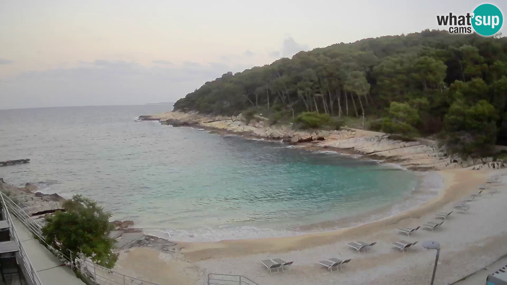 Web kam Mali Lošinj – plaža Sunčana uvala – Veli Žal