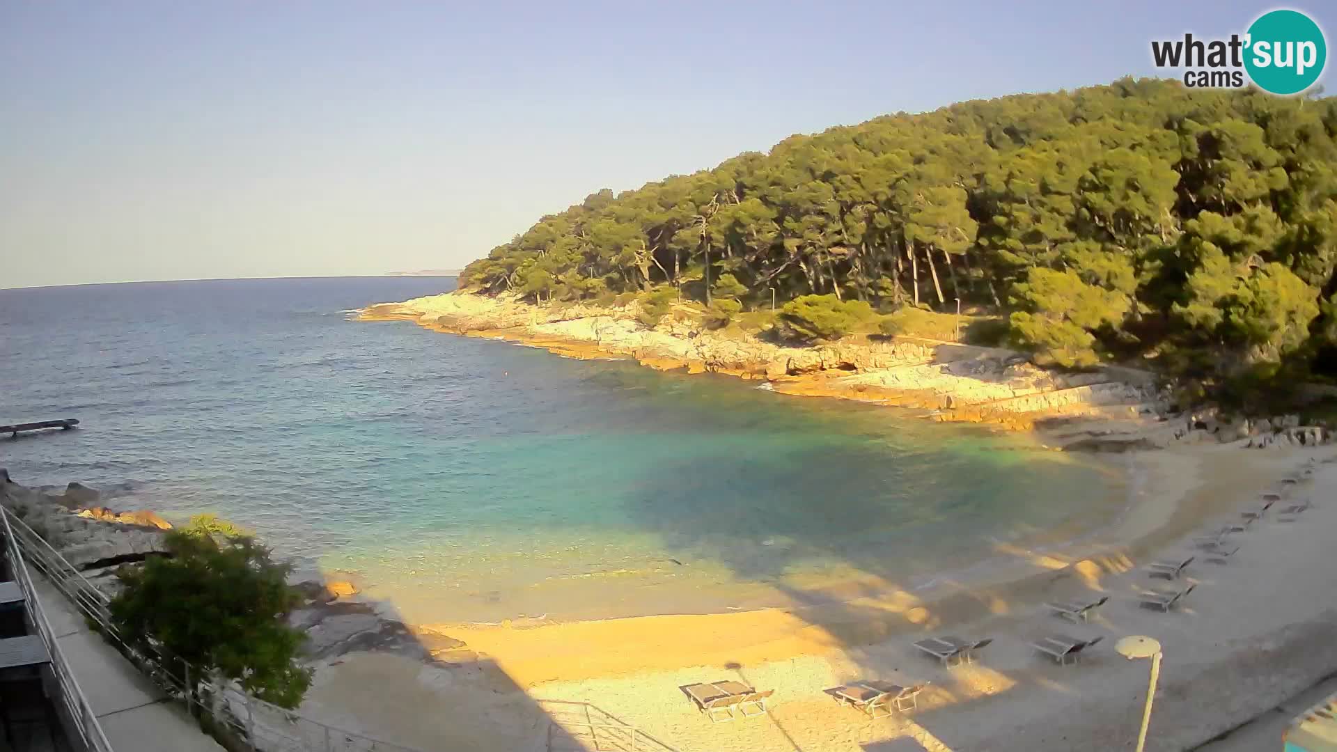 Webcam Mali Lošinj – Sunčana uvala beach – Veli Žal