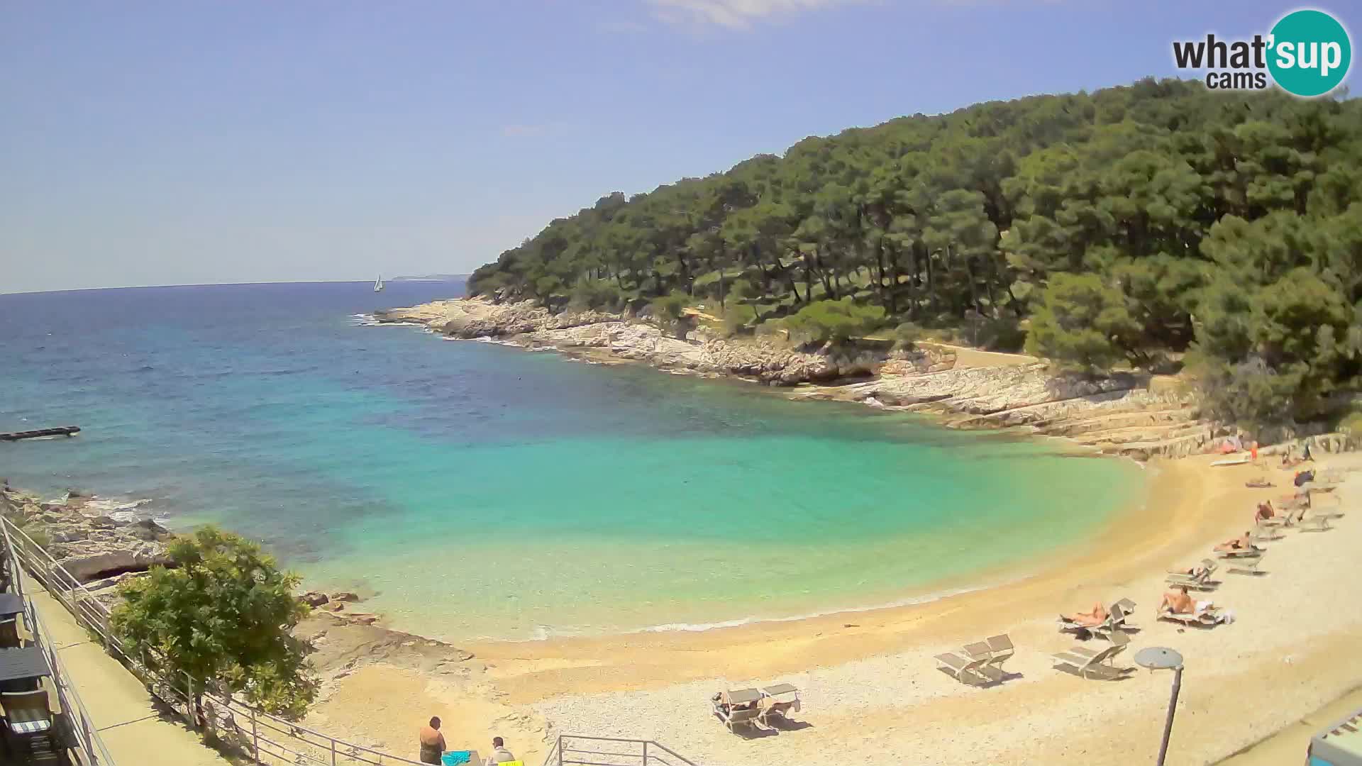 Webcam Mali Lošinj – Sunčana uvala beach – Veli Žal