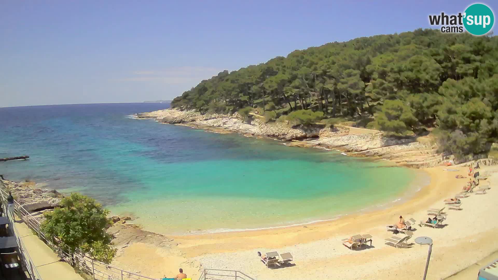 Webcam Mali Lošinj – playa Sunčana uvala – Veli Žal