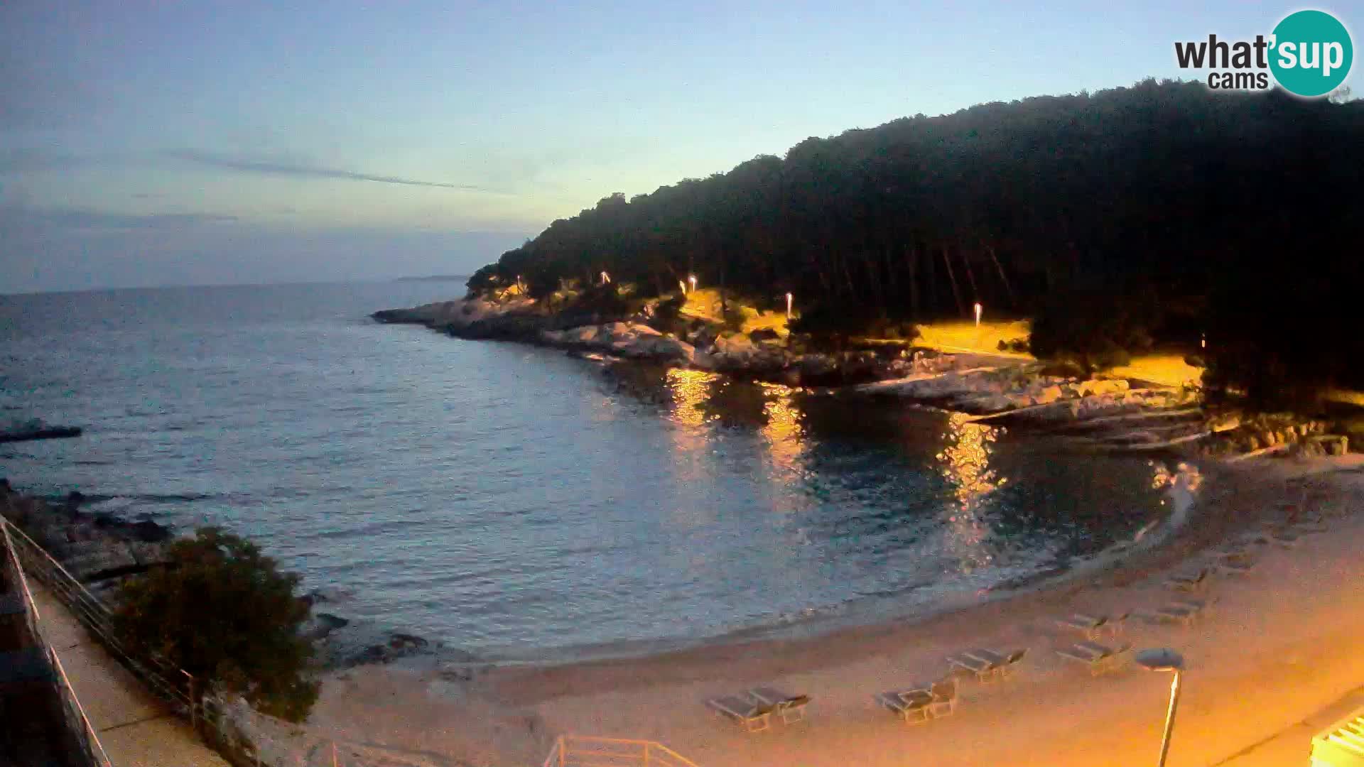 Webcam Mali Lošinj – Sunčana uvala Strand – Veli Žal