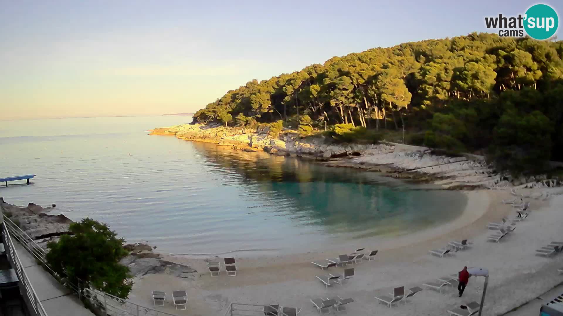Spletna Kamera Mali Lošinj – plaža Sunčana uvala – Veli Žal