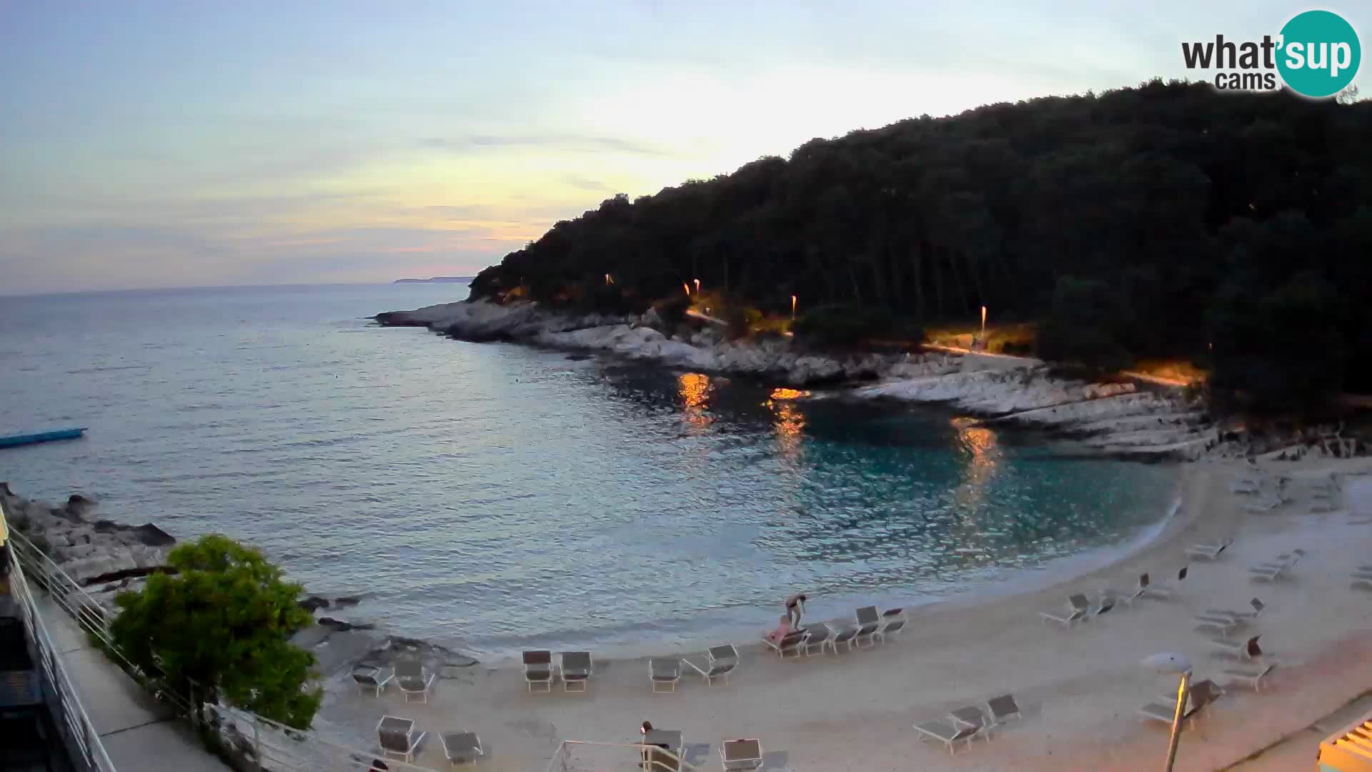 Webcam Mali Lošinj – Sunčana uvala beach – Veli Žal