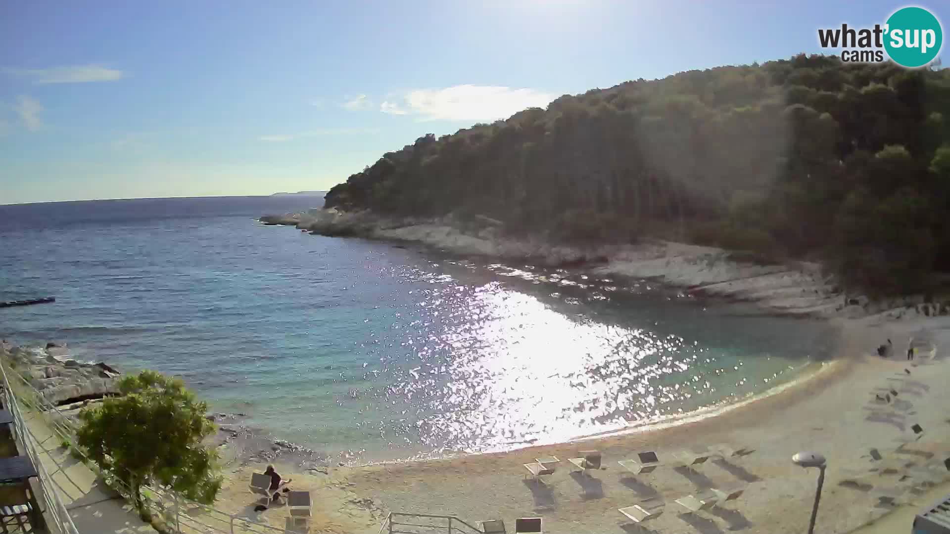 Webcam Mali Lošinj – spiaggia Sunčana uvala – Veli Žal
