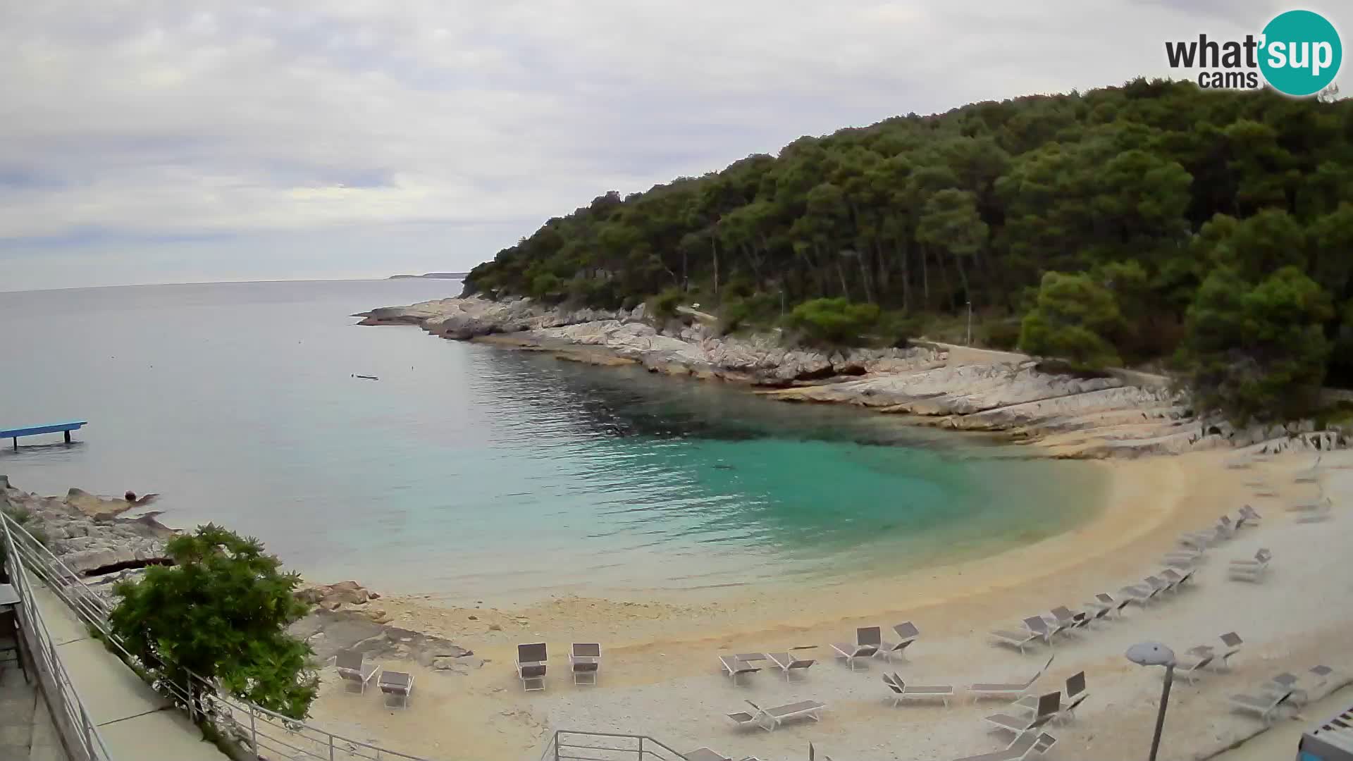 Webcam Mali Lošinj – Sunčana uvala beach – Veli Žal