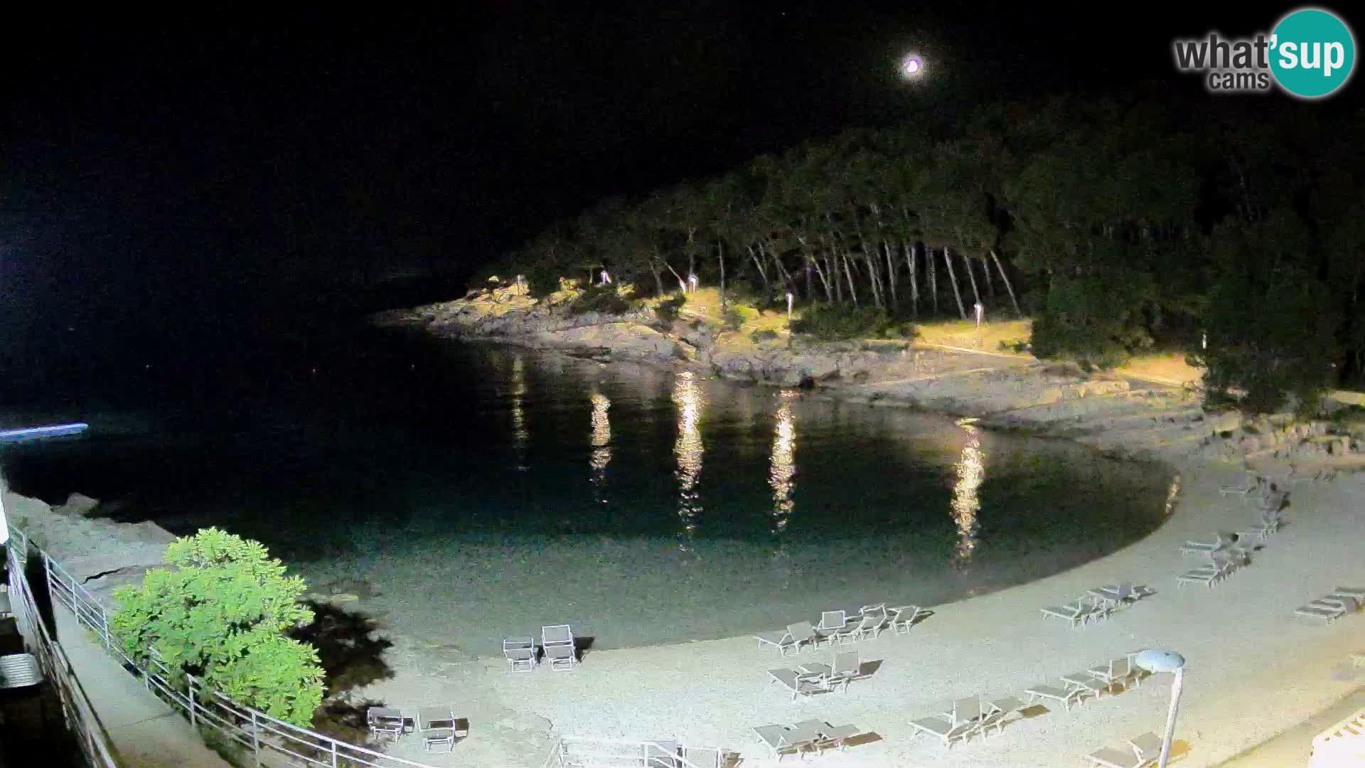Webcam Mali Lošinj – playa Sunčana uvala – Veli Žal