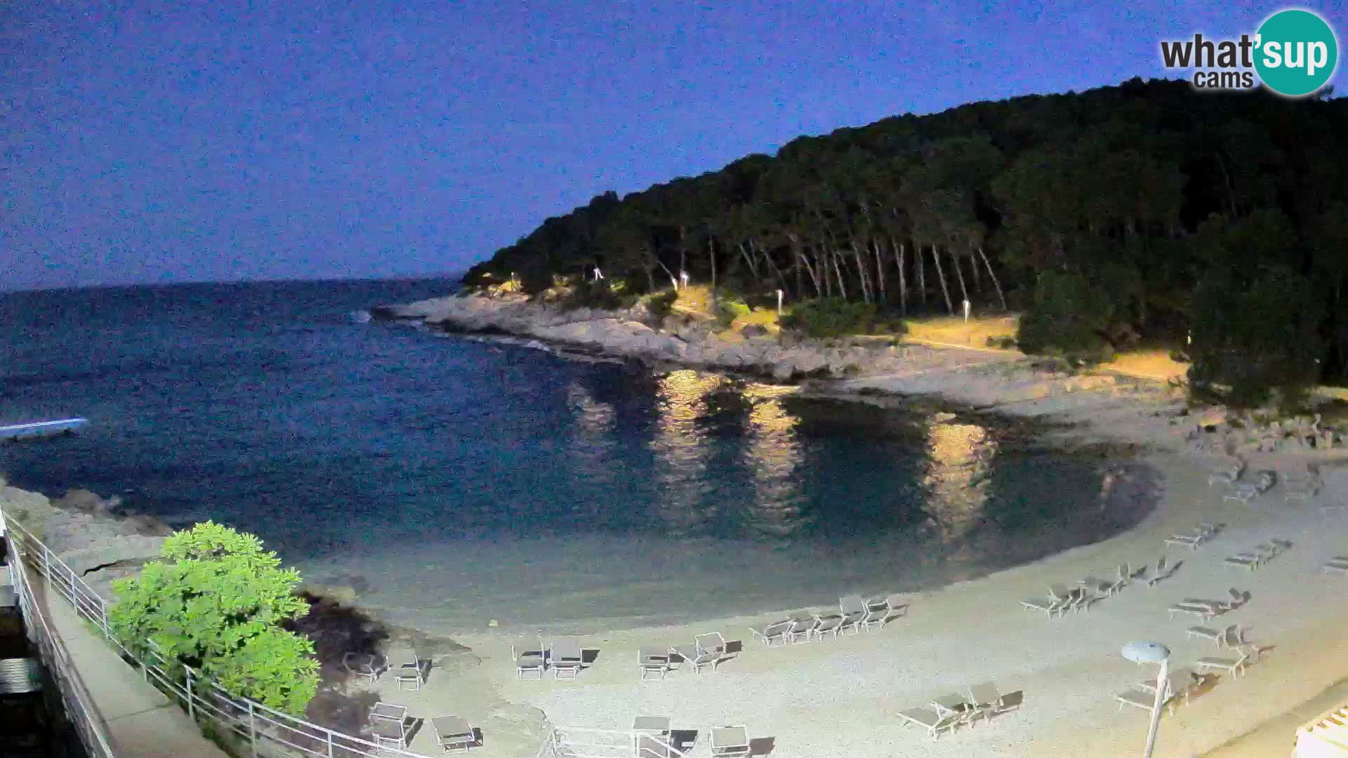Webcam Mali Lošinj – plage Sunčana uvala – Veli Žal