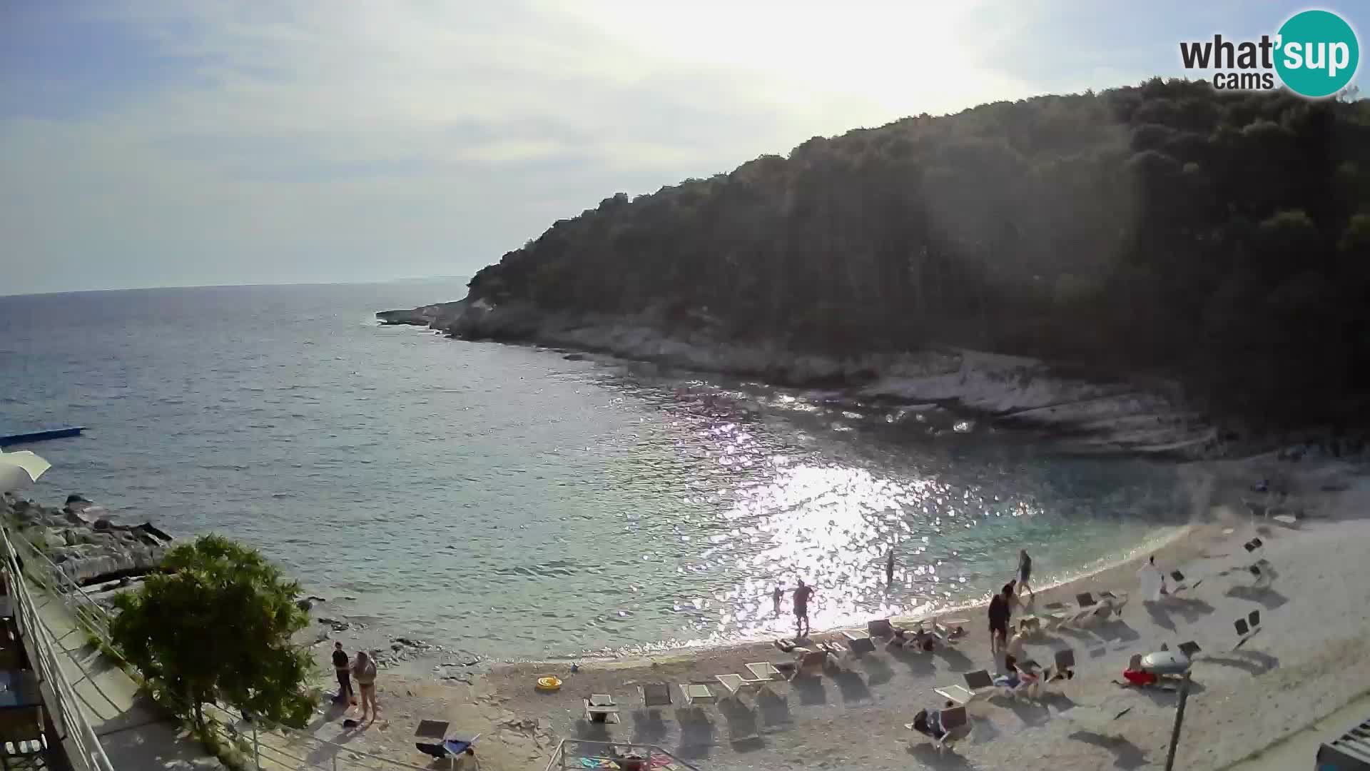 Webcam Mali Lošinj – spiaggia Sunčana uvala – Veli Žal
