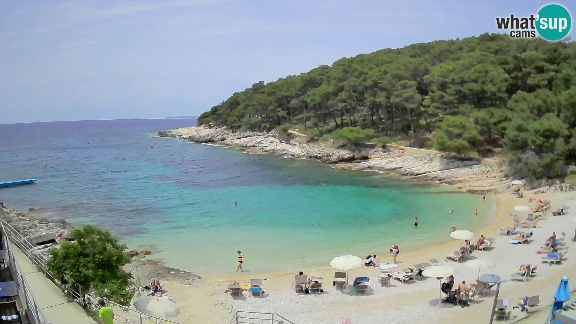 Webcam Mali Lošinj – Sunčana uvala beach – Veli Žal
