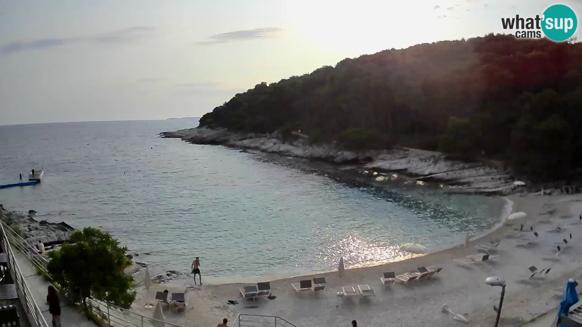 Spletna Kamera Mali Lošinj – plaža Sunčana uvala – Veli Žal