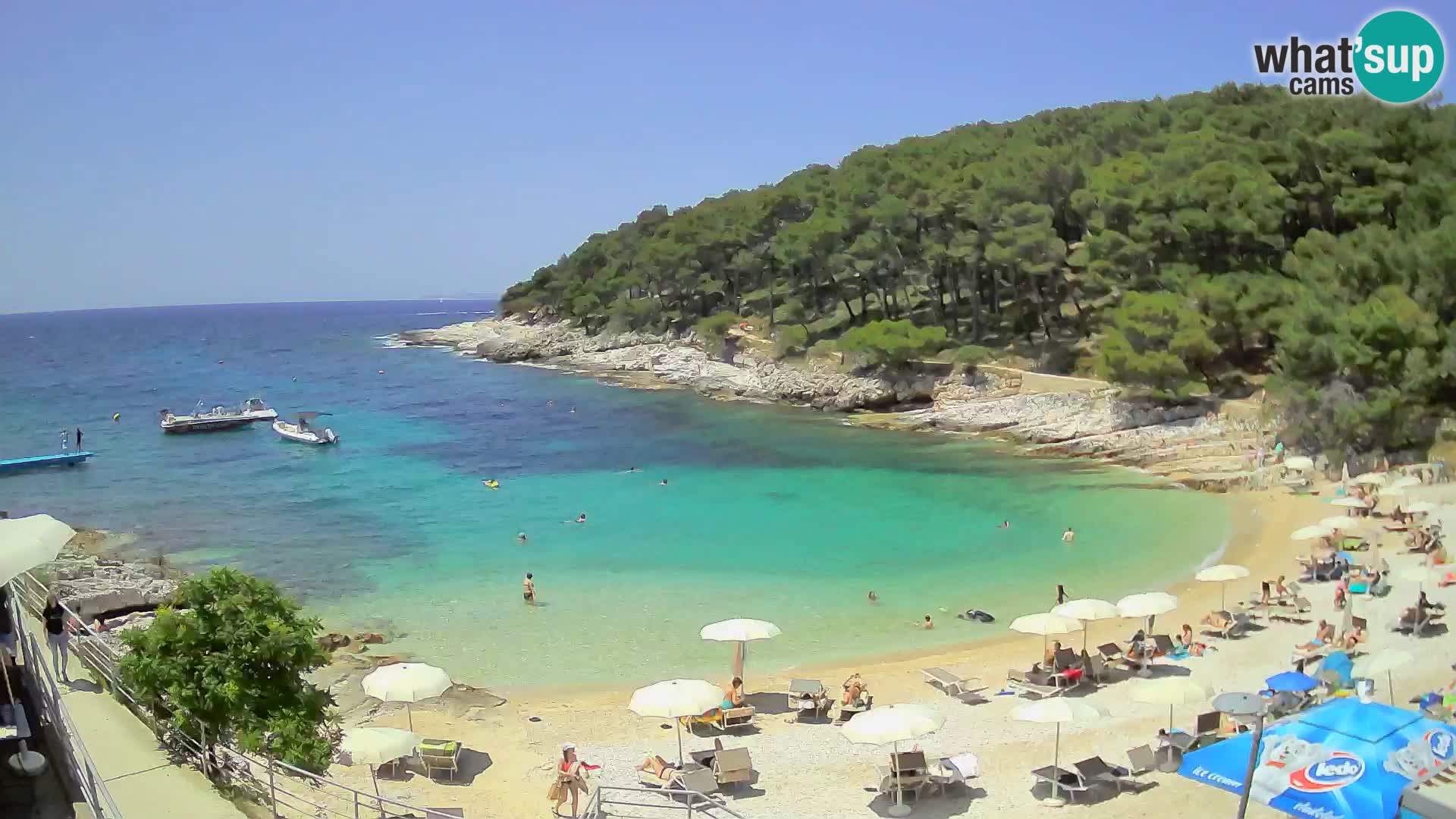 Webcam Mali Lošinj – Sunčana uvala Strand – Veli Žal