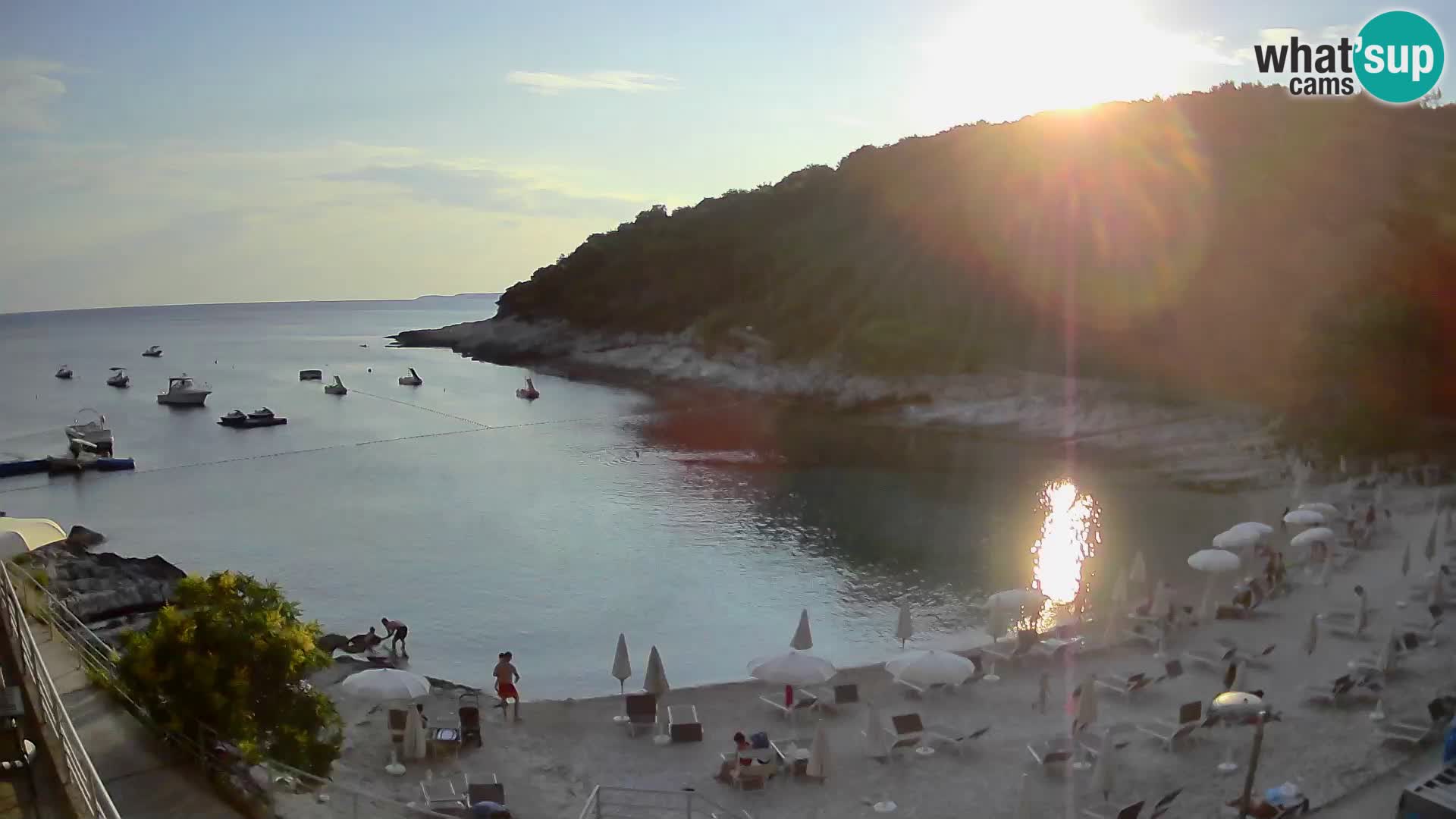 Webcam Mali Lošinj – Sunčana uvala beach – Veli Žal