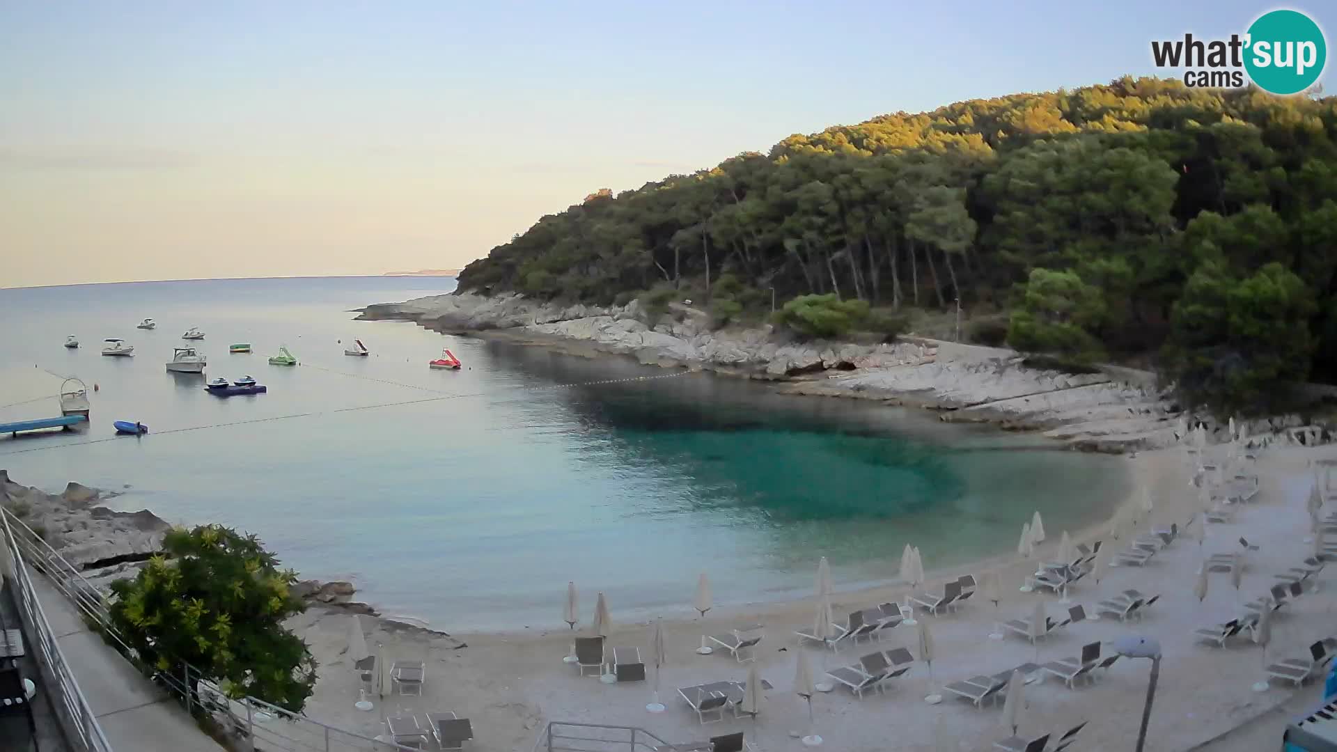 Webcam Mali Lošinj – Sunčana uvala beach – Veli Žal
