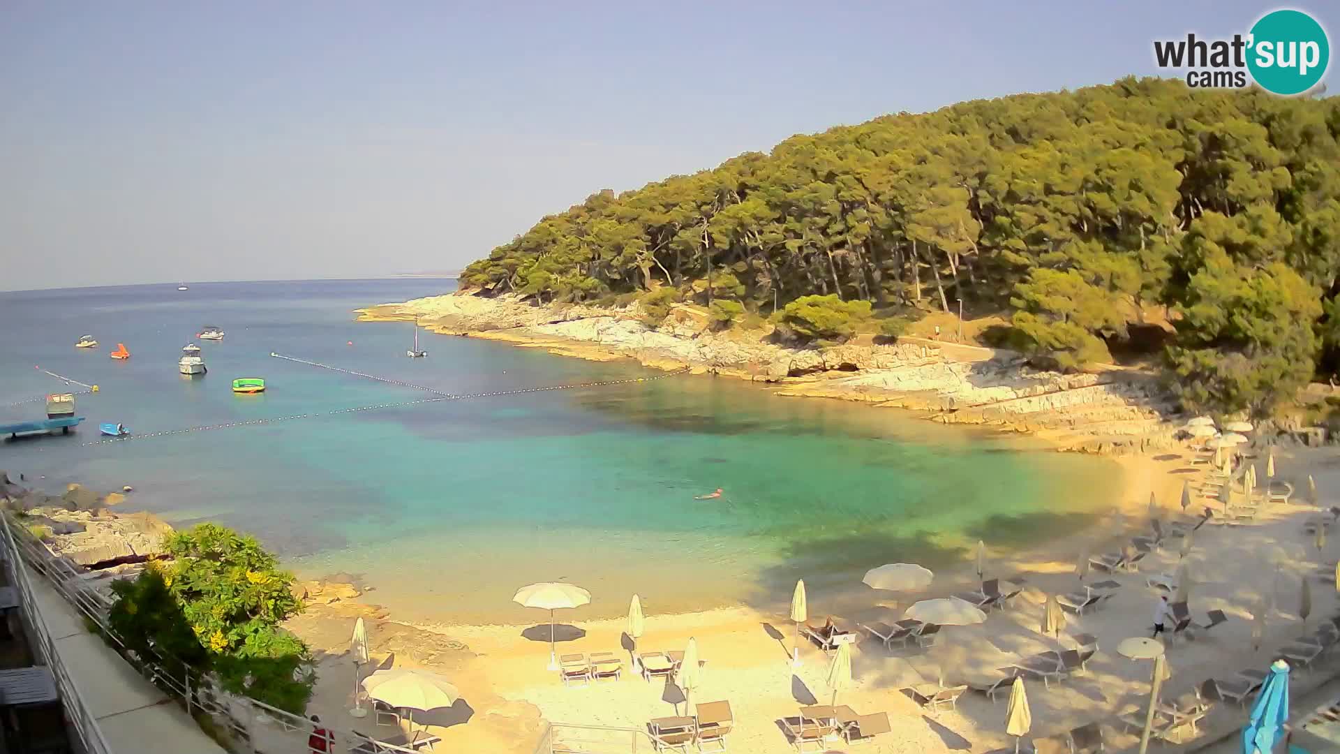 Webcam Mali Lošinj – spiaggia Sunčana uvala – Veli Žal