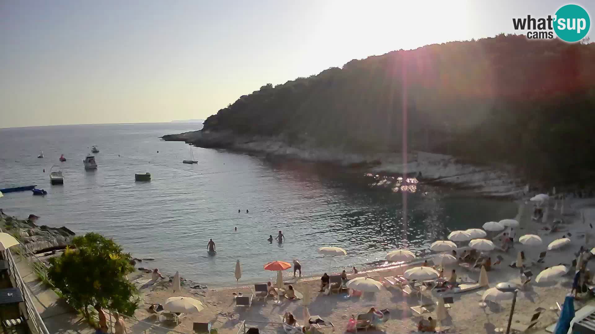 Webcam Mali Lošinj – Sunčana uvala beach – Veli Žal
