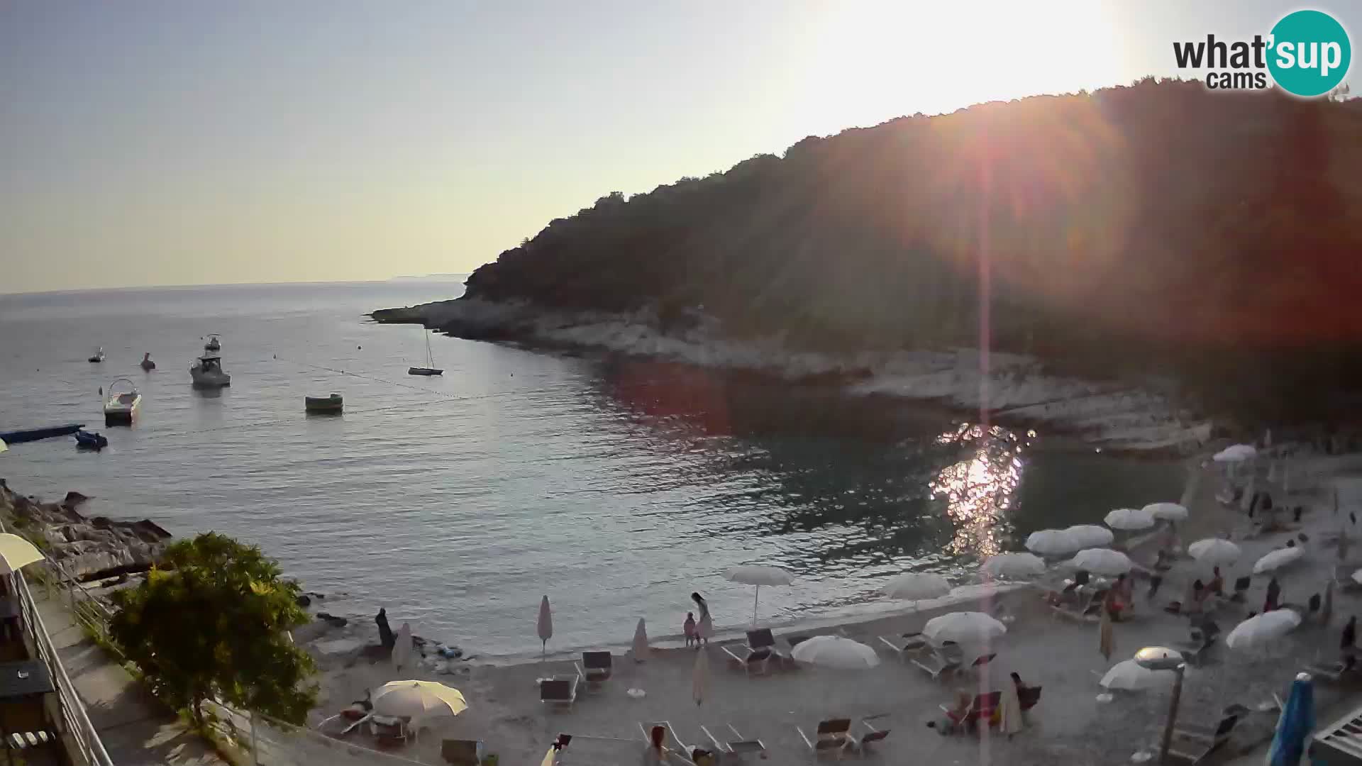 Webcam Mali Lošinj – Sunčana uvala beach – Veli Žal